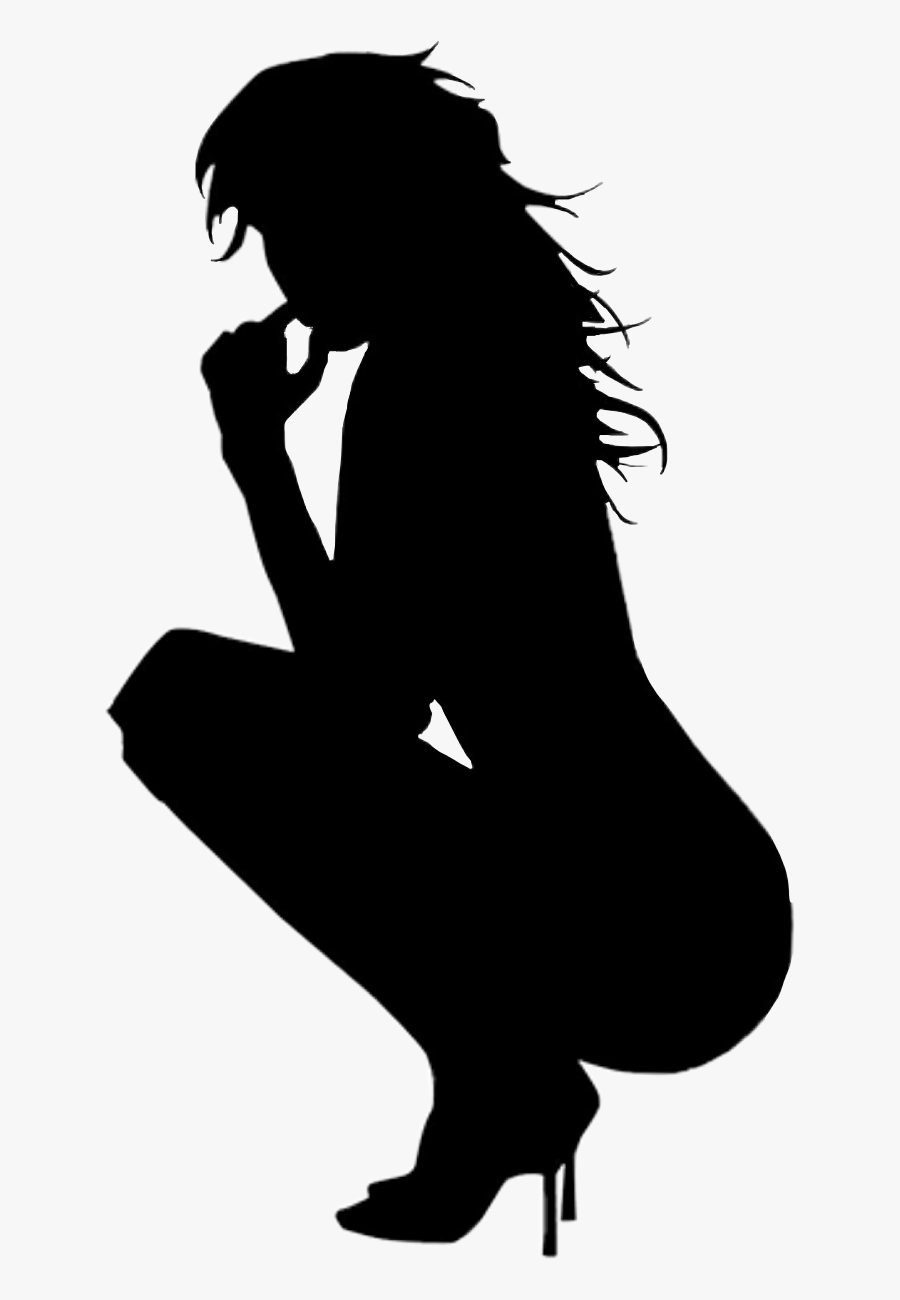 #sticker #silhouette #shadow #woman #sexy #freetoedit - Callgirl In Patna Number, Transparent Clipart