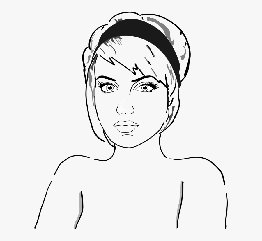 Transparent Sexy Woman Clipart - Draw Sexy Female Cartoons Faces, Transparent Clipart