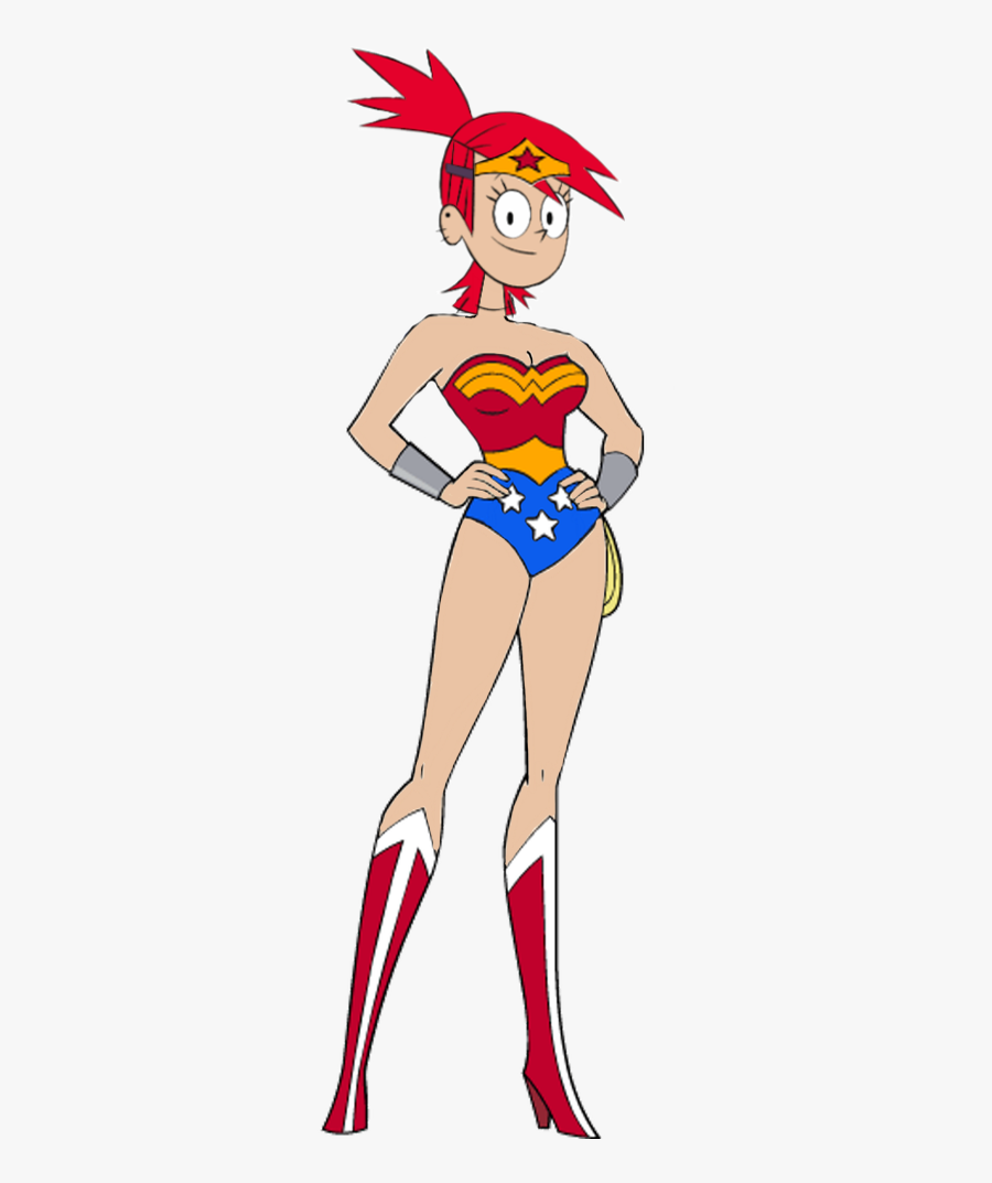 Frankie Foster As Wonder Woman By Darthranner83 - Foster Home For Imaginary Friends Characters, Transparent Clipart