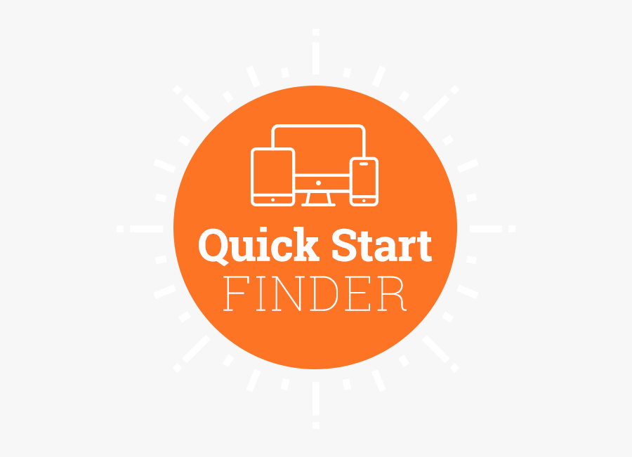 Ion Interactive Quick Start Finder - Circle, Transparent Clipart