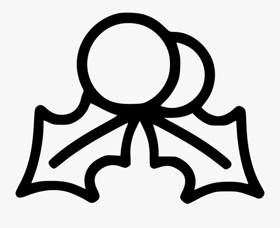 Christmas Holly Leaf Wreath, Transparent Clipart