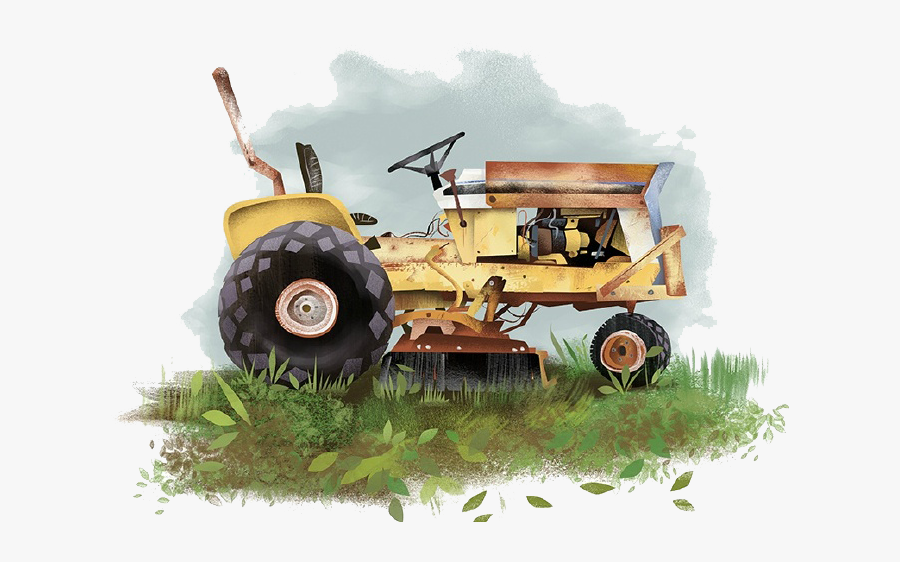 Transparent Red Tractor Clipart - Tractor, Transparent Clipart