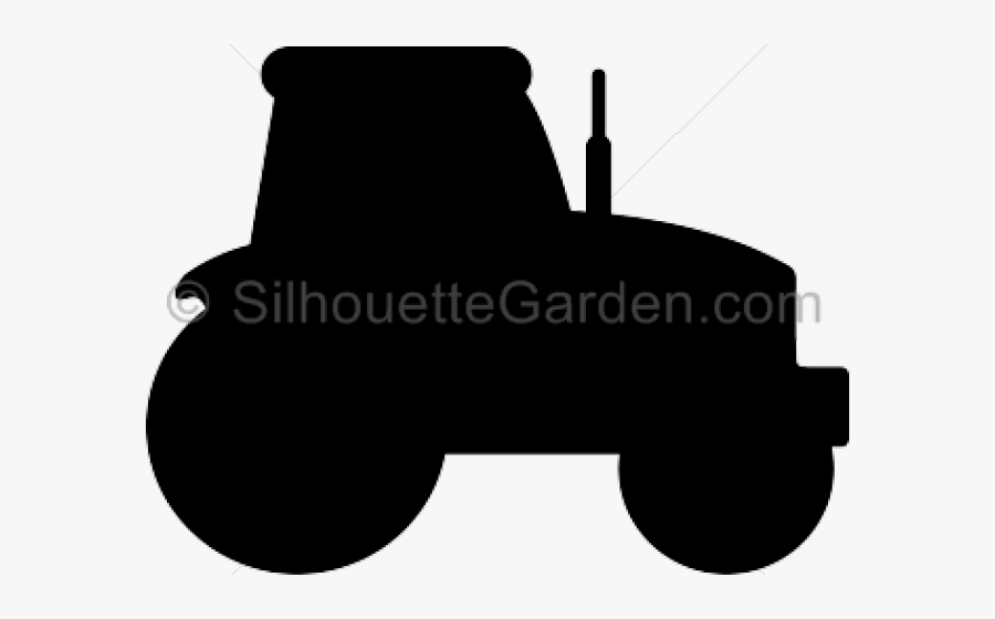 Tractor Clipart File - Silhouette Of A Tractor, Transparent Clipart