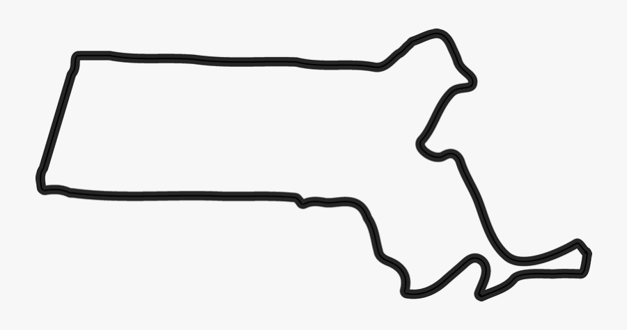 Massachusetts Outline Clip Art, Transparent Clipart