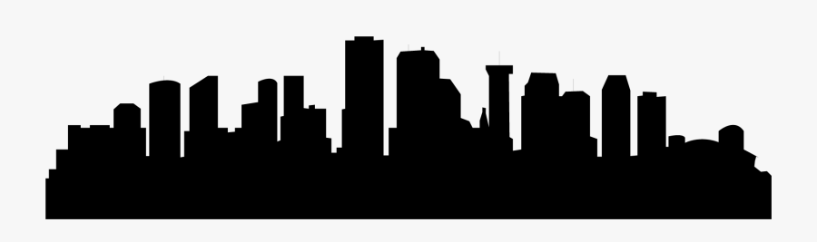 New Orleans Skyline Sil, Transparent Clipart