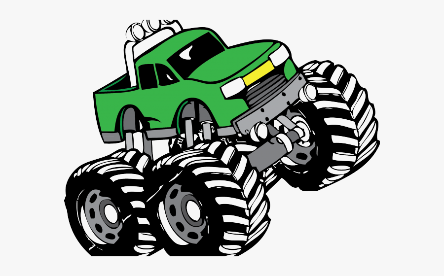 Monster Truck Clipart, Transparent Clipart