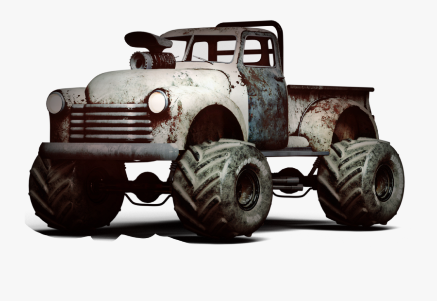 Truck Pickup Pickuptruck Oldtruck - Truck, Transparent Clipart