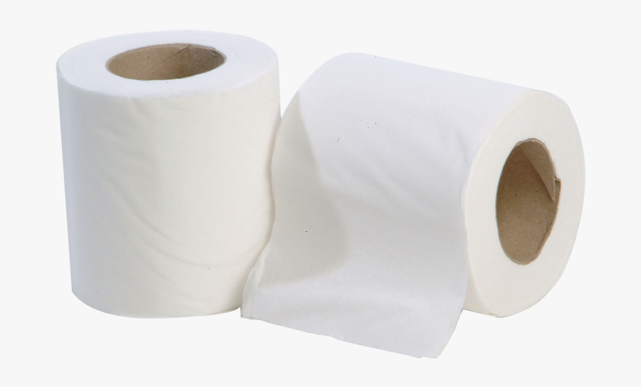 Toilet Roll 200 Sheets 2 Ply White - Tissue Paper, Transparent Clipart