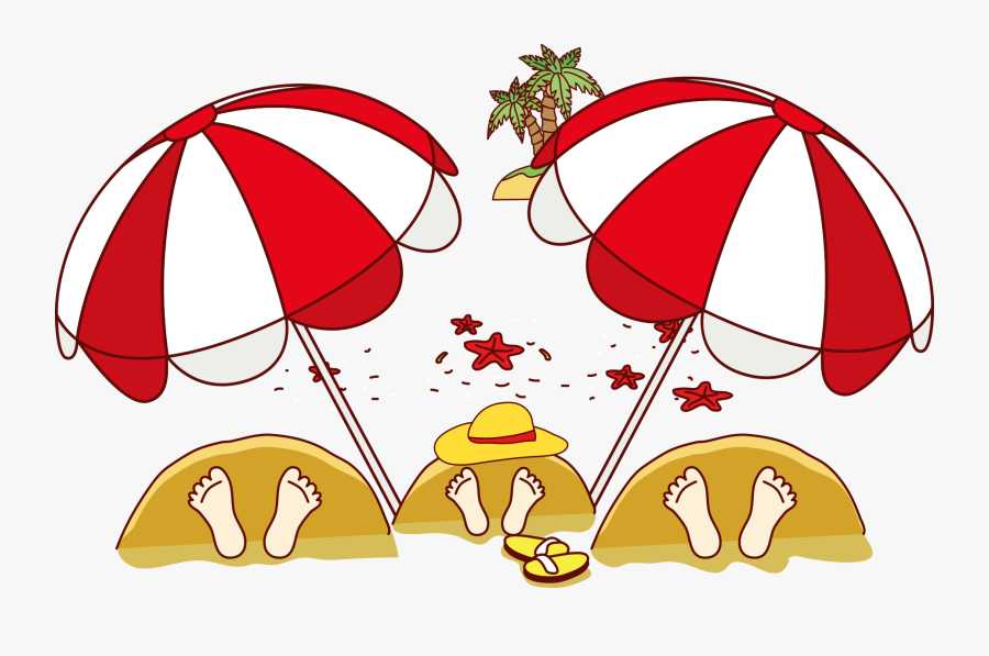 Beach, Transparent Clipart