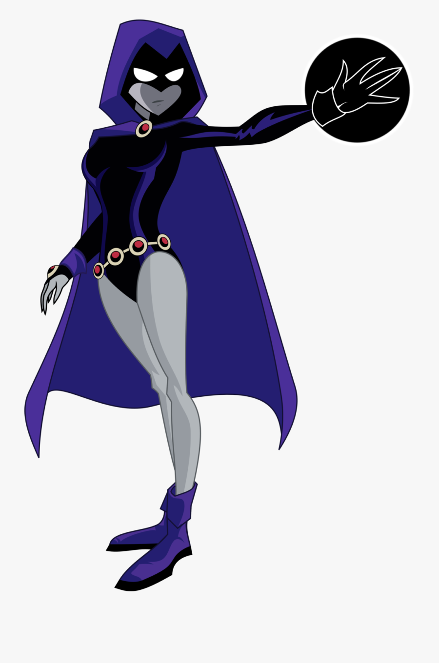 Raven Starfire Robin Beast Boy Nightwing - Raven Teen Titans Png, Transparent Clipart