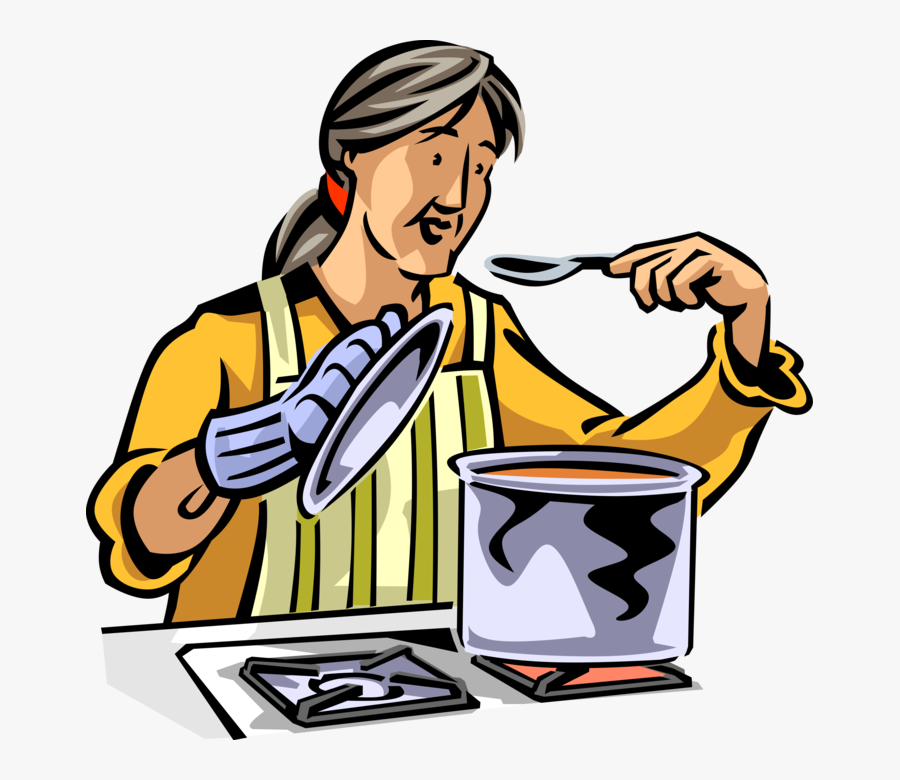 Cook Clipart Home Made Food - Homemade Cooking Vector, Transparent Clipart