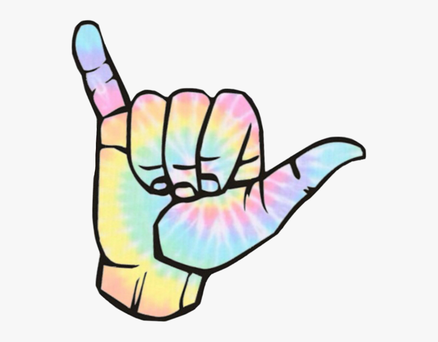 #hangloose #vsco #surfing #summer #beach #california - Aesthetic Stickers Hang Loose, Transparent Clipart