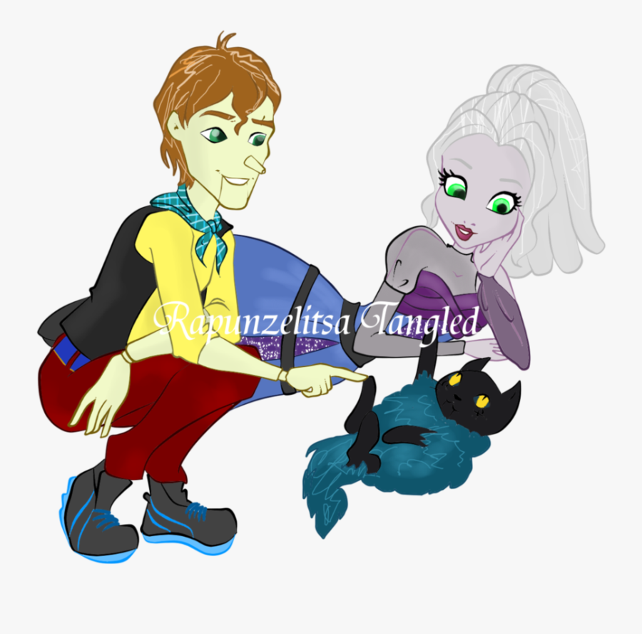 Ever After High Commision Arlin And Eva By Rapunzelitsatangled - Cartoon, Transparent Clipart