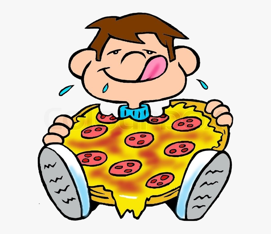 Pizza Family Eating Clipart Px Image Transparent Png - Person Eating Pizza Clipart, Transparent Clipart