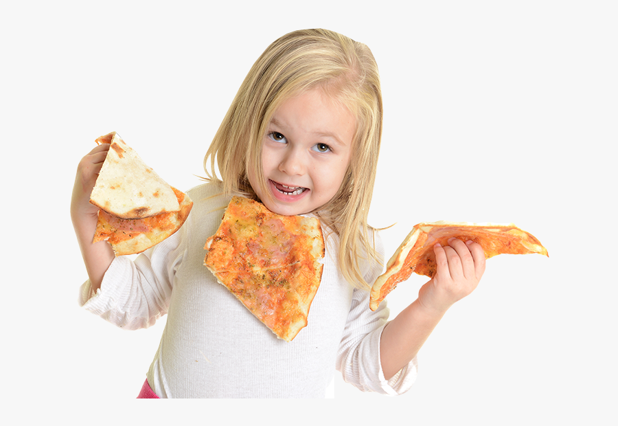 Kids Eating Pizza Png, Transparent Clipart