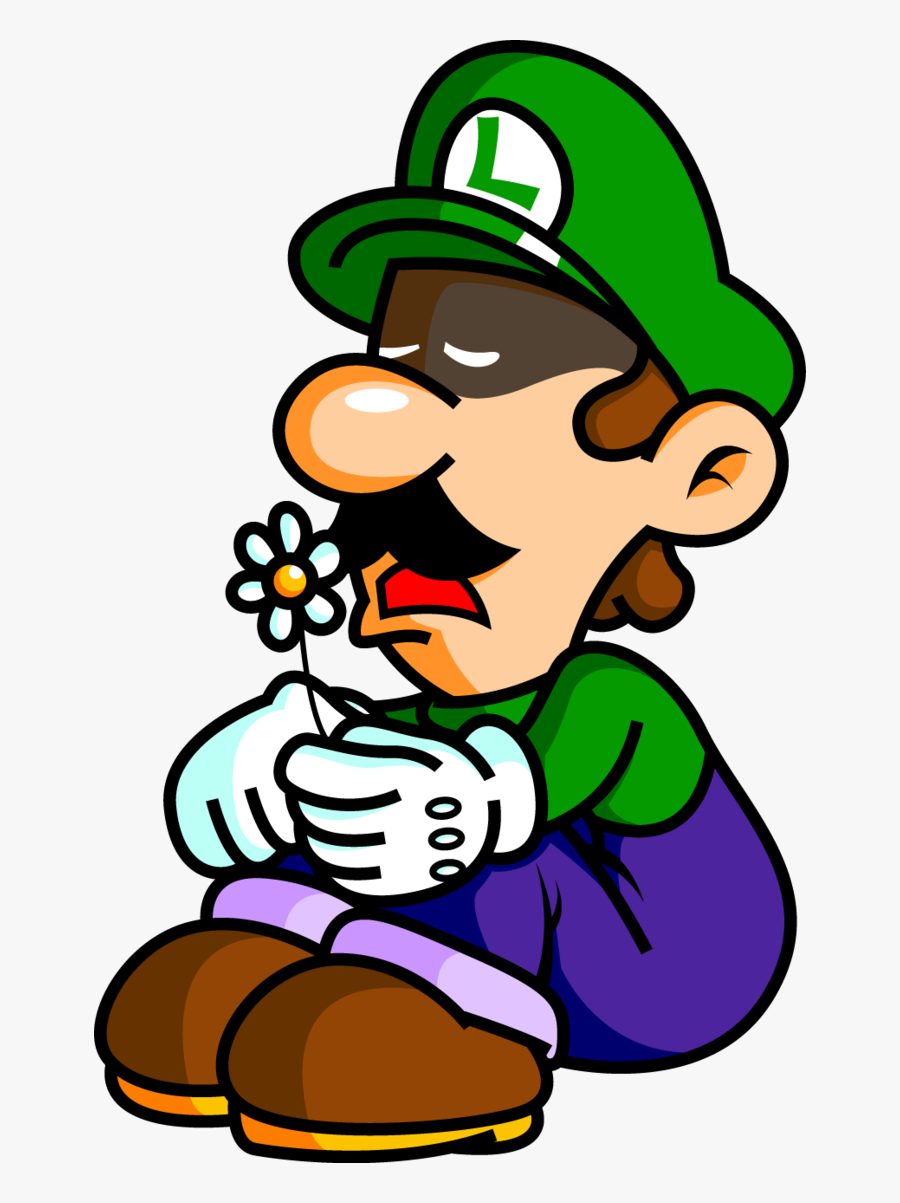 Luigi's Mansion Depressed Luigi Sadness, Transparent Clipart