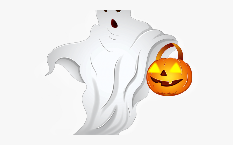 Haunted Clipart Trick Or Treater - Halloween Ghosts Clipart Transparent, Transparent Clipart