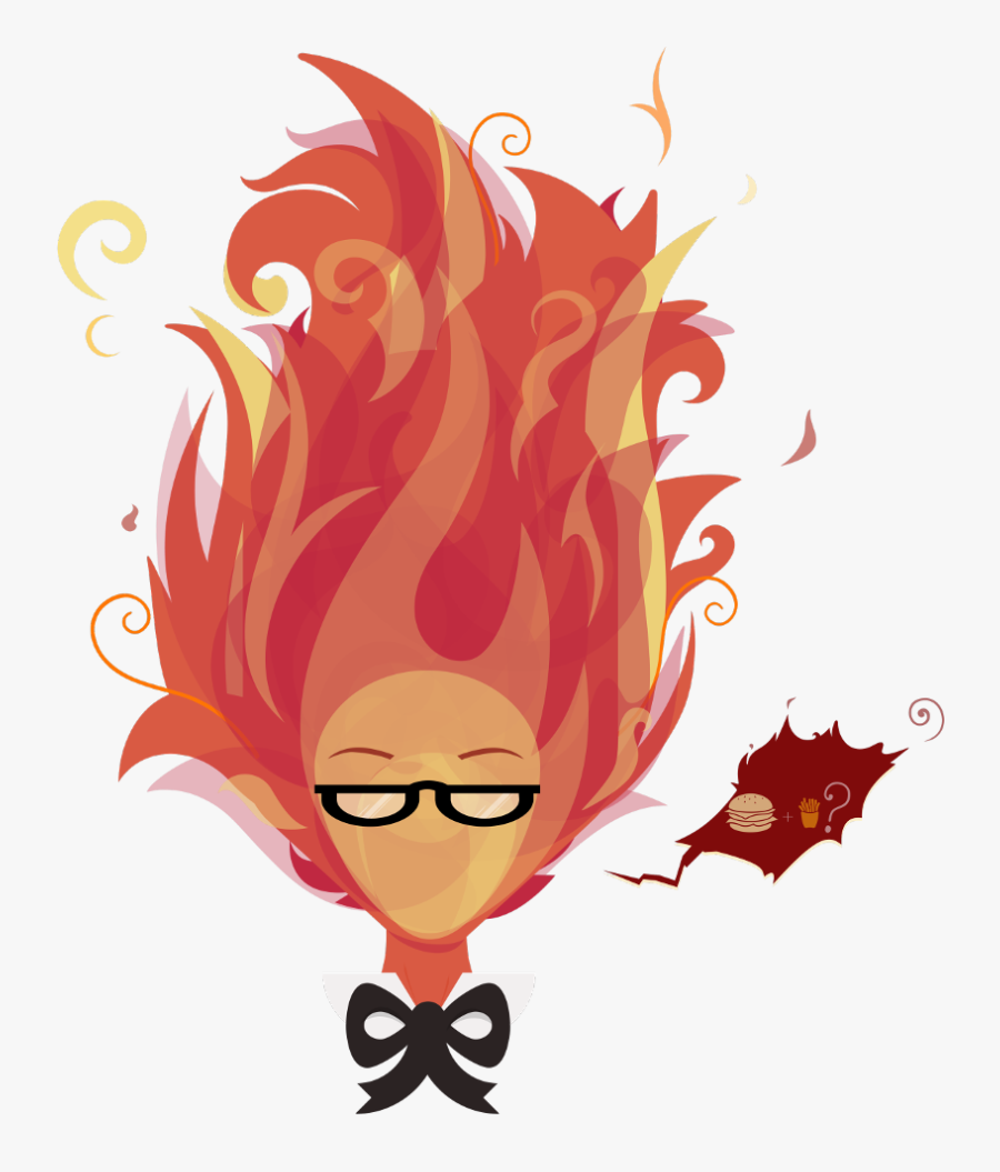 *grillby Seems To Be Asking What Your Order Is - Illustration, Transparent Clipart