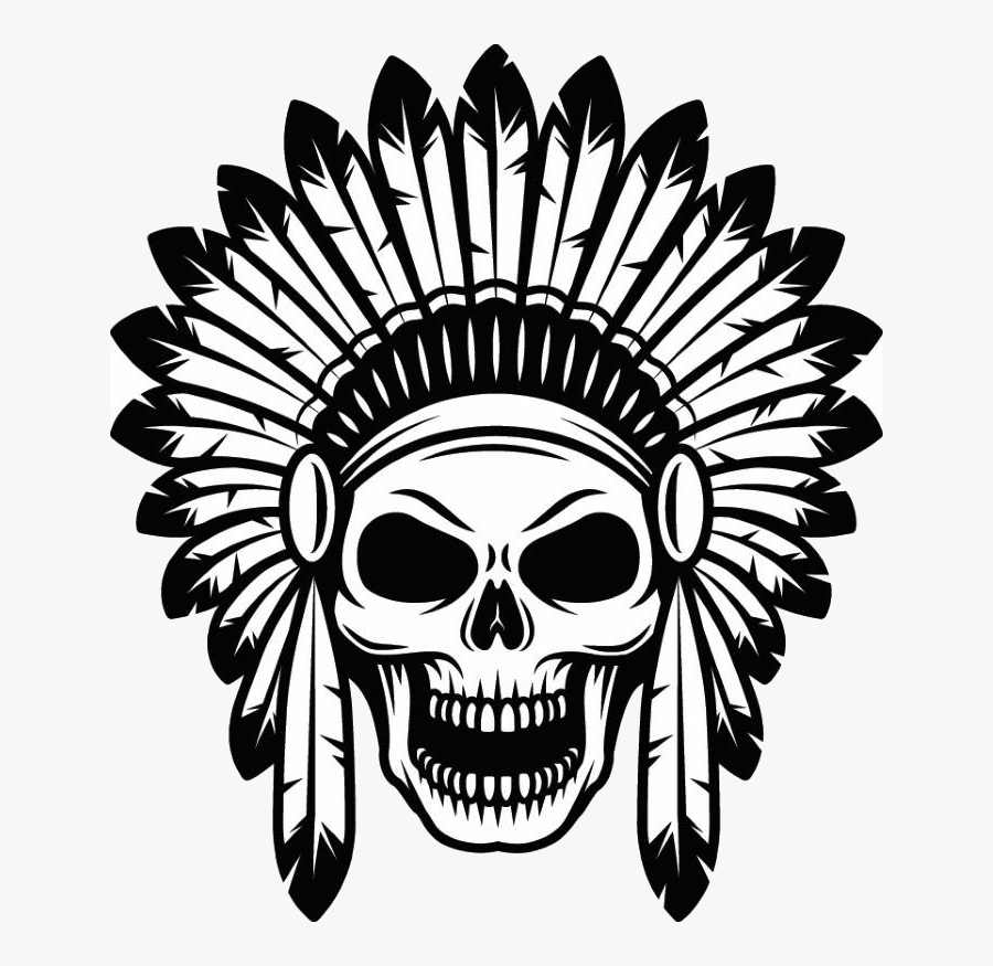 American Indian Png - Indian Skull Logo, Transparent Clipart