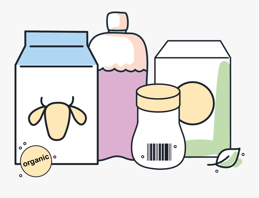 Illustration Of Different Packaged Goods, Transparent Clipart