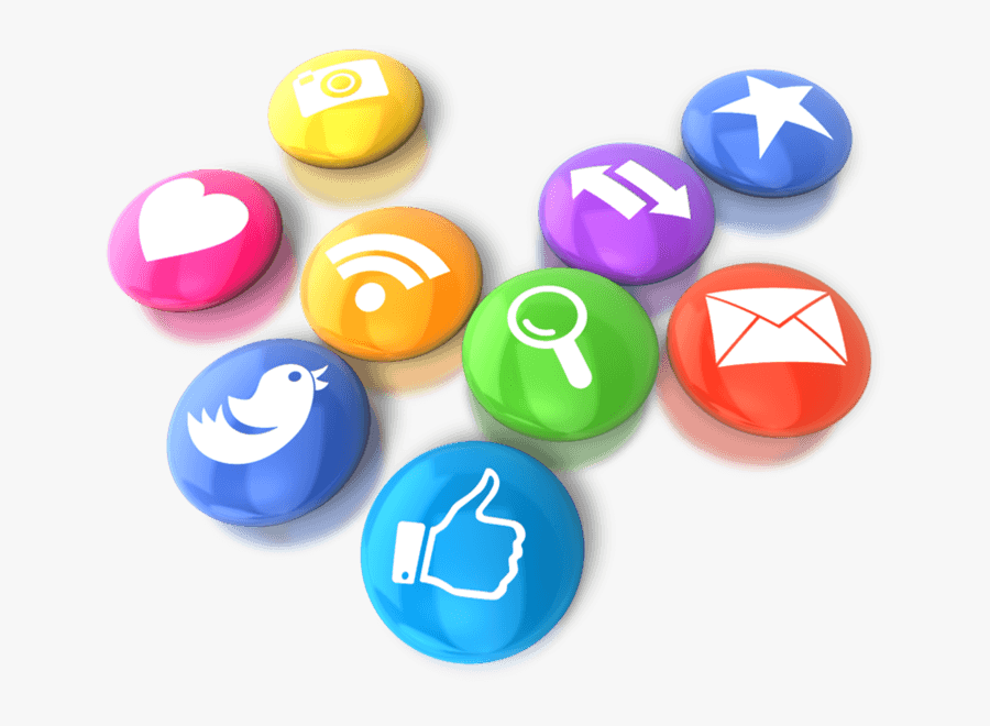 Social Media Animated Icons Gif - Role Of Social Media In Pharmacy, Transparent Clipart