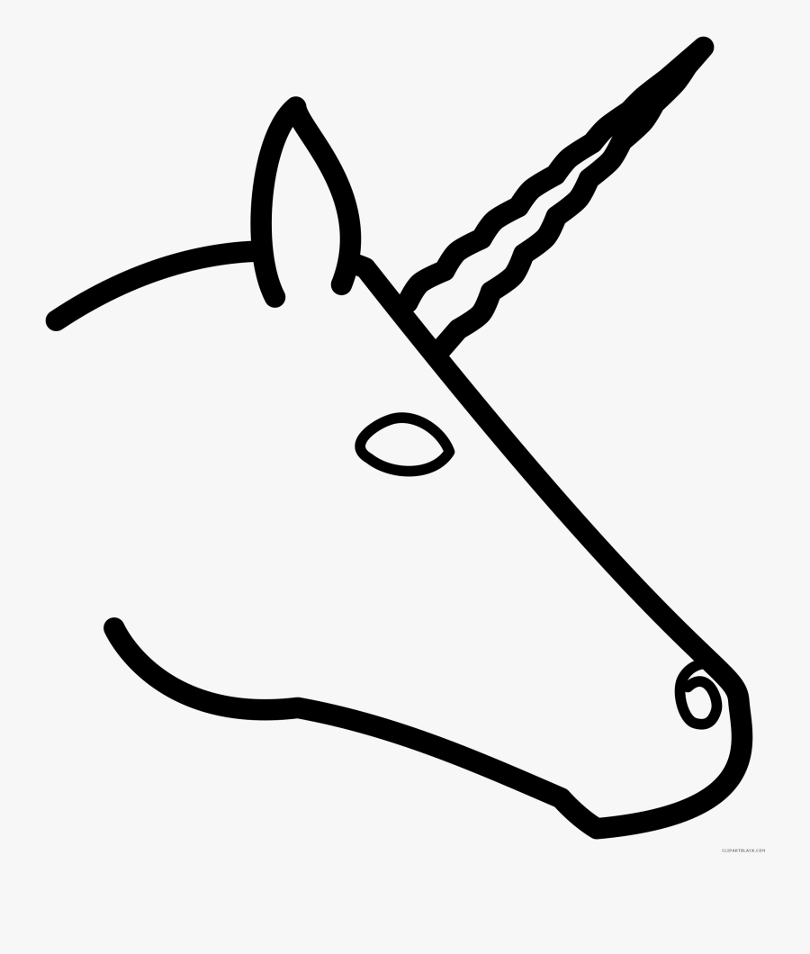 Unicorn Clipartblack Com Animal - Easy Unicorn Horse Drawing, Transparent Clipart