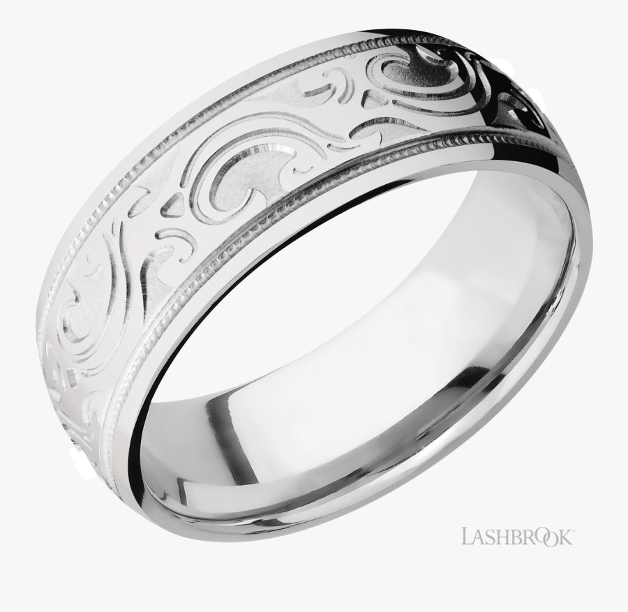 Wedding Rings Silver Modern Design, Transparent Clipart