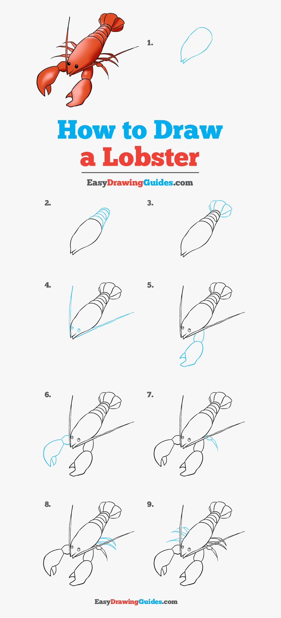 Lobster Clipart Easy Draw - Baseball Bat Drawing Easy, Transparent Clipart