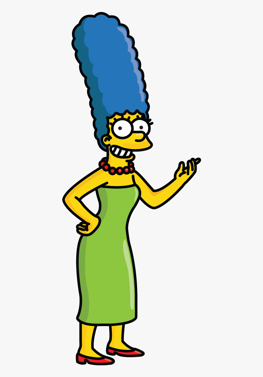 Bart Simpson Clipart Easy Drawing - Marge Simpson Drawing Easy, Transparent Clipart