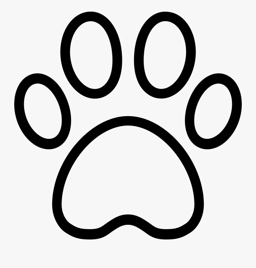 Download Transparent Dog Paw Outline Clipart - Outline Dog Paw Svg ...