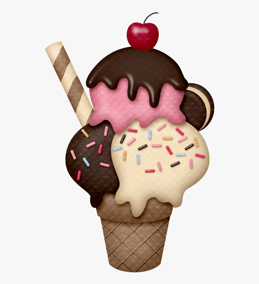 Icecream Clipart Sprinkle - Cute Ice Cream Clipart, Transparent Clipart