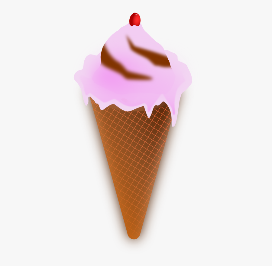 Ice Cream Cone, Transparent Clipart