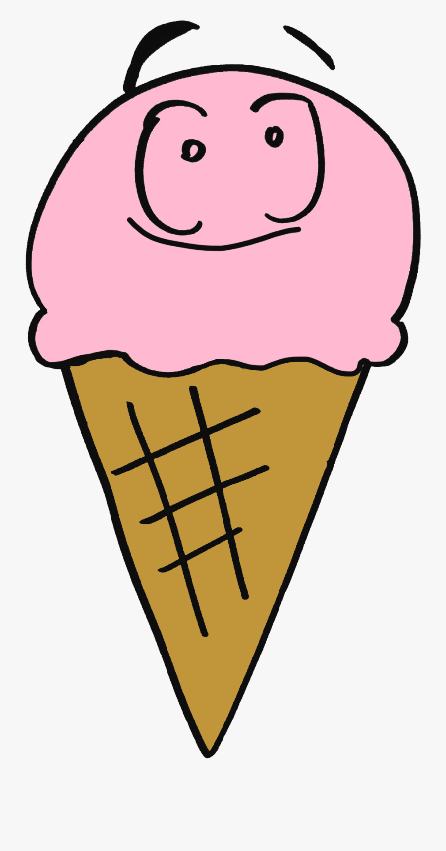 Cartoon Ice Cream With Sprinkles Clipart , Png Download - Clip Art, Transparent Clipart