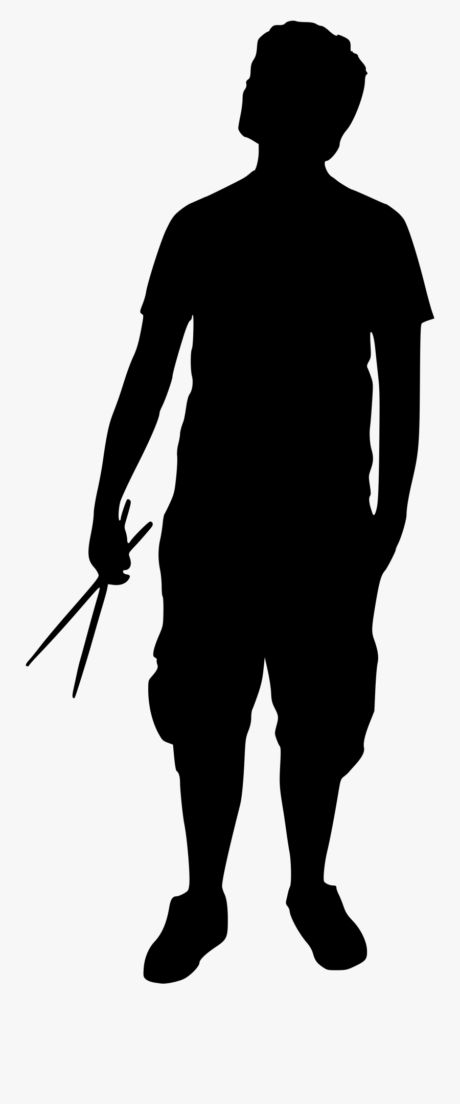 Fileband Silhouette - Victorian Era Clothing Silhouette, Transparent Clipart