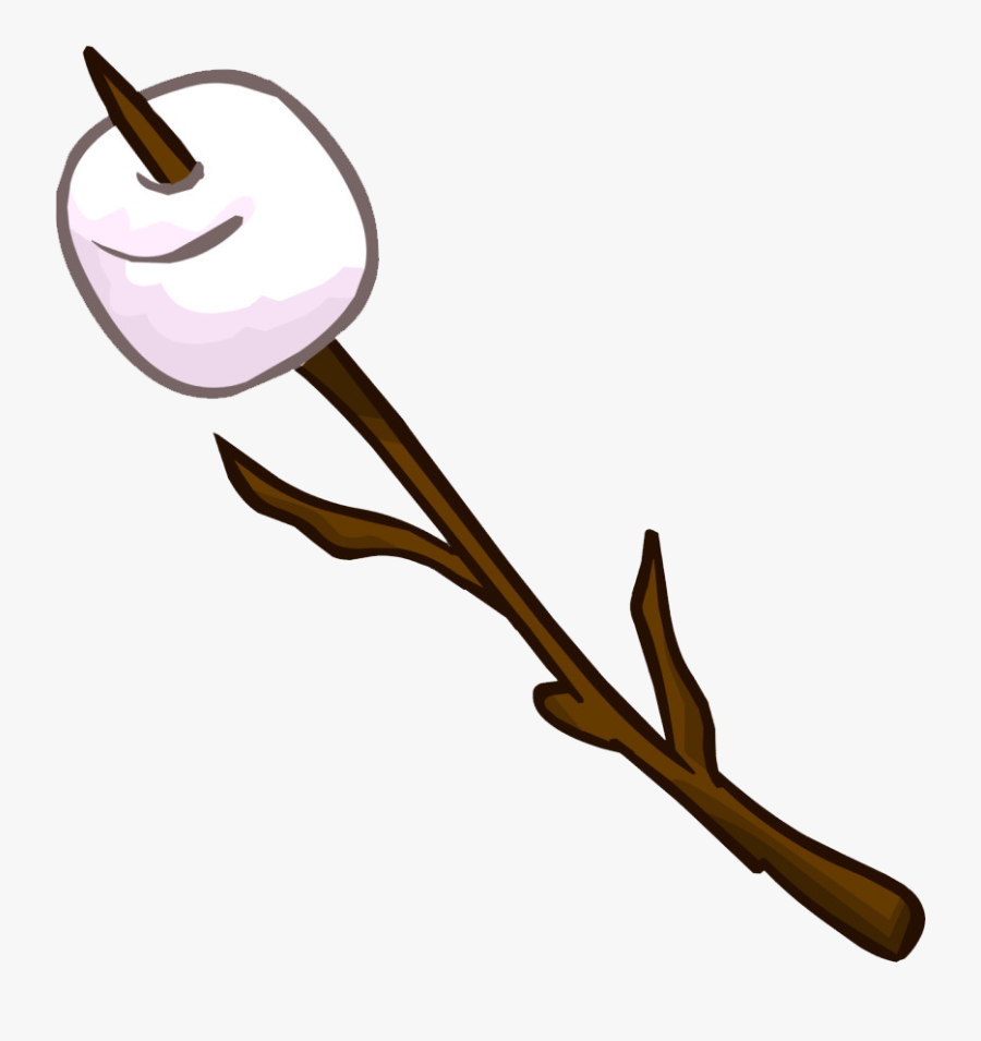 Campfire Marshmallows On Stick, Transparent Clipart