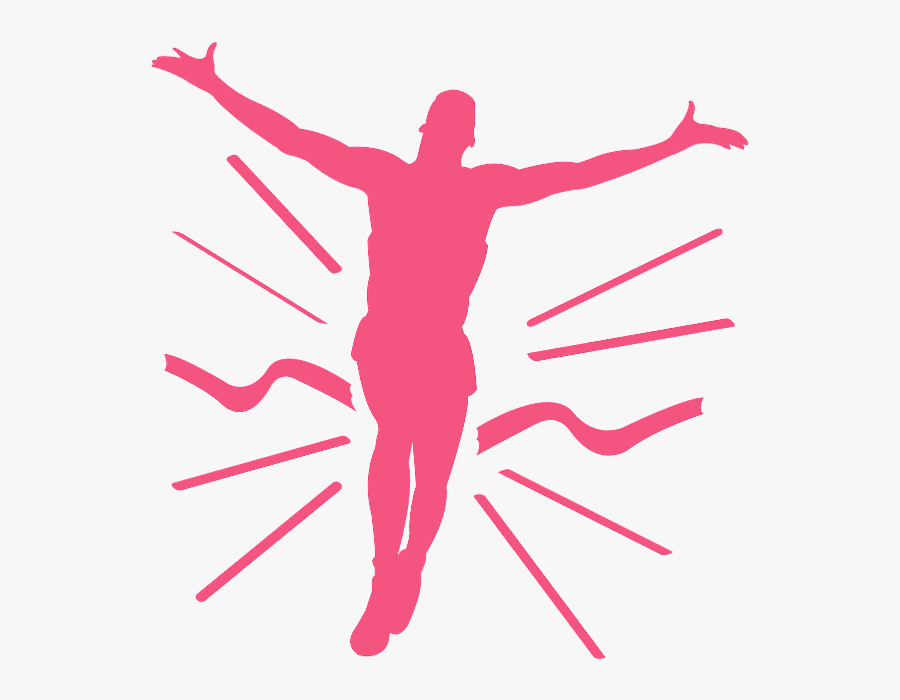 Winning Silhouette, Transparent Clipart