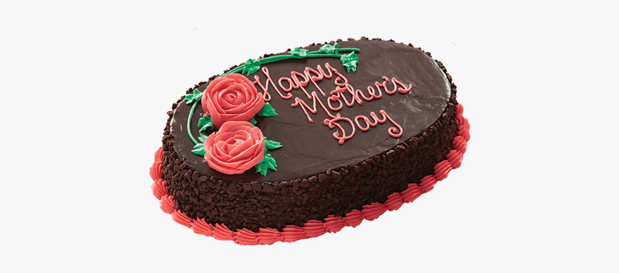 Mothers Day Chocolate Cake, Transparent Clipart
