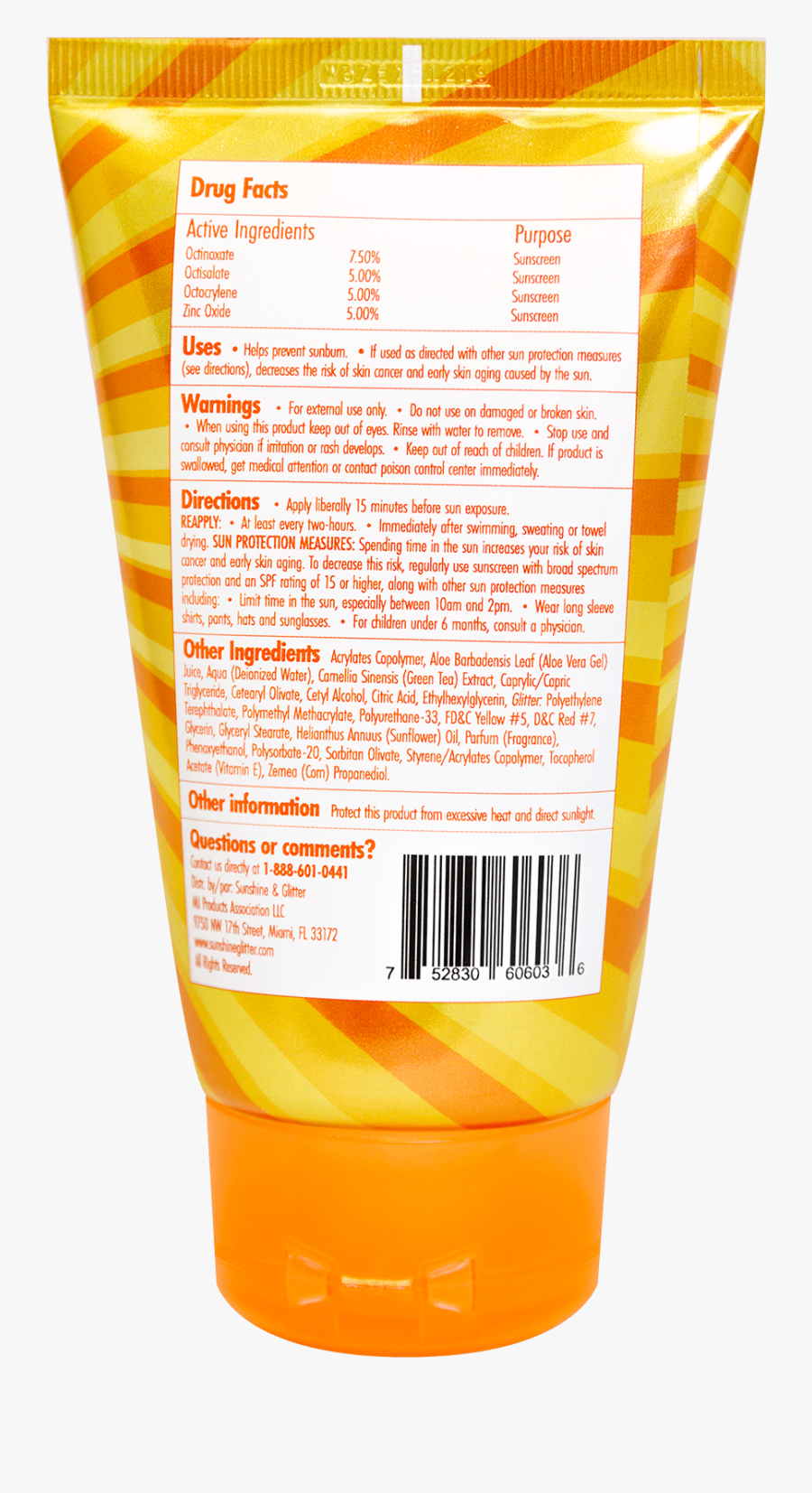 Transparent Sea Star Png - Sea Star Sparkle Spf 50+ Glitter 4 Oz, Transparent Clipart