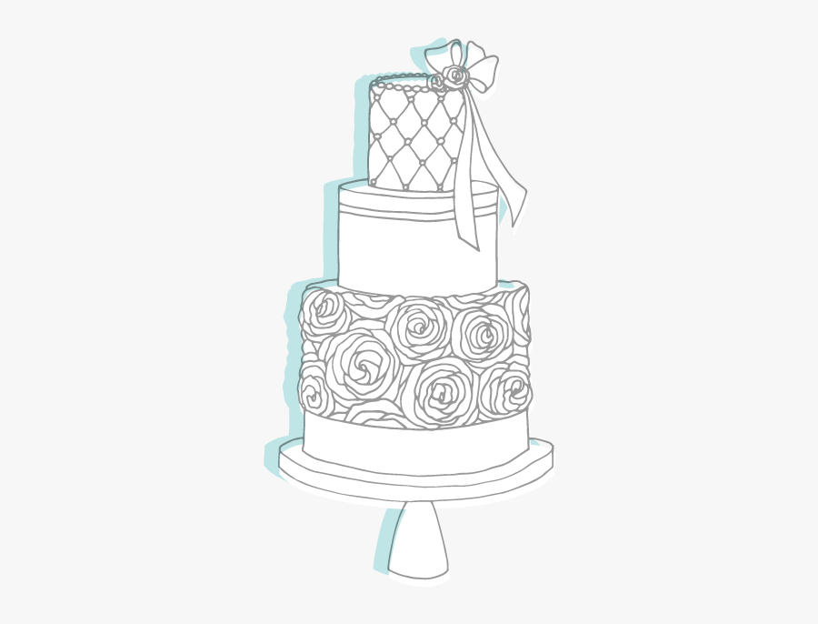 Cake-wedding - Wedding Cake, Transparent Clipart