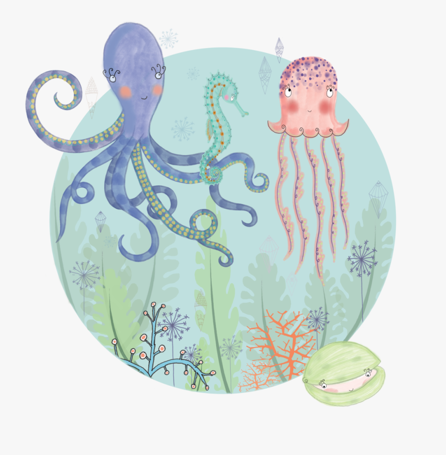 Sea Creatures , Png Download - Octopus, Transparent Clipart