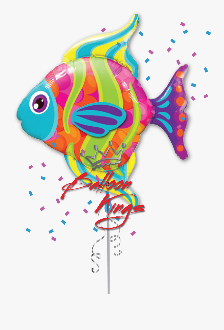 Transparent Balloon Drawing Png - Angel Fish Under The Sea, Transparent Clipart