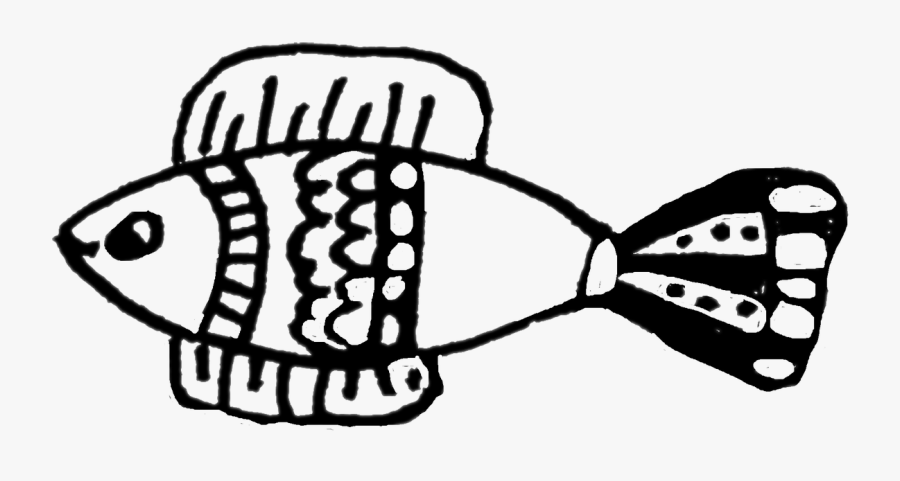 Transparent Fish Drawing Png - วาด ปลา Png, Transparent Clipart