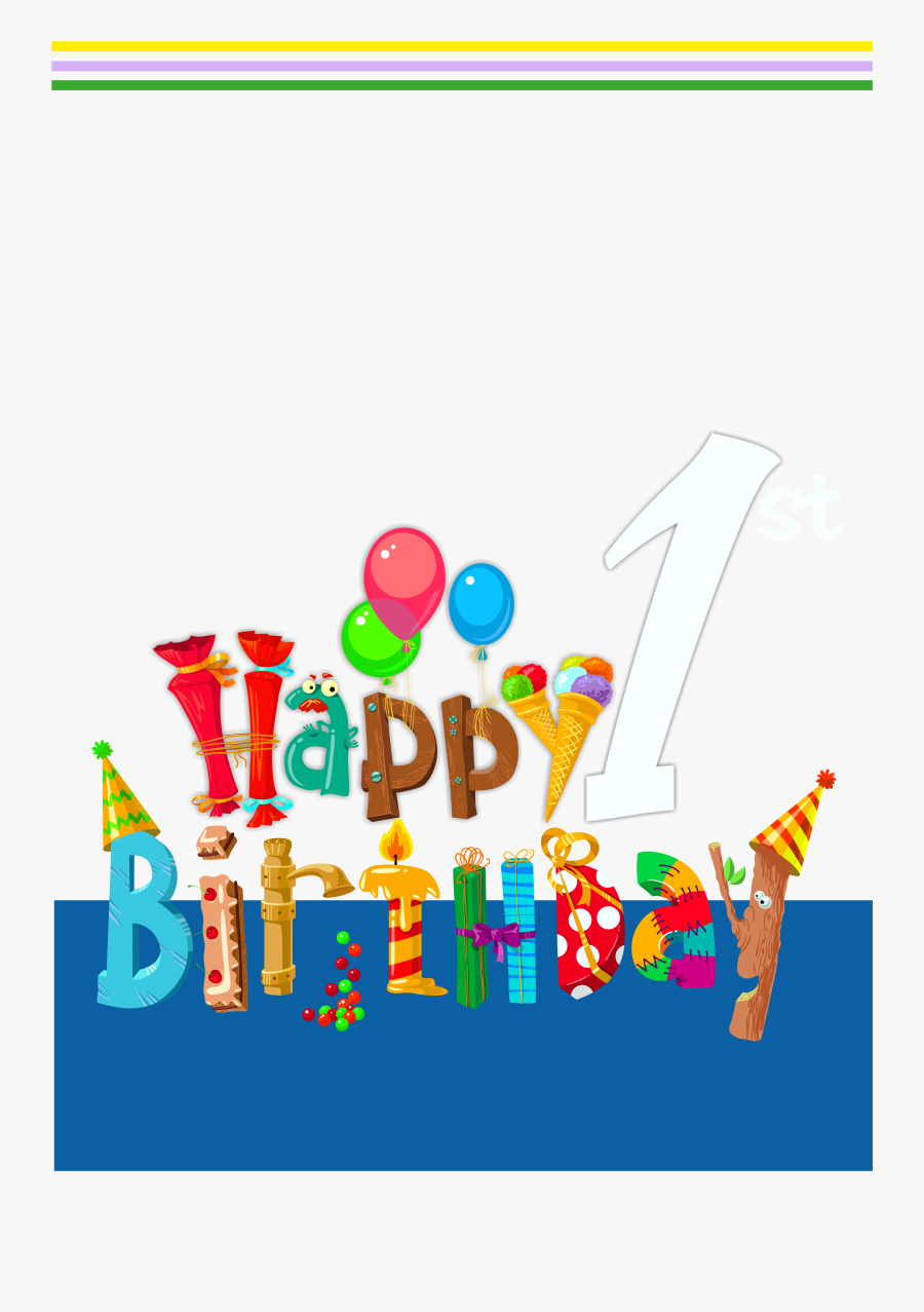 Happy Birthday Design Png, Transparent Clipart