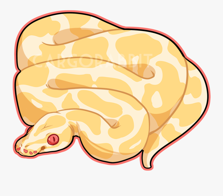 Burmese Python Vector Drawing, Transparent Clipart