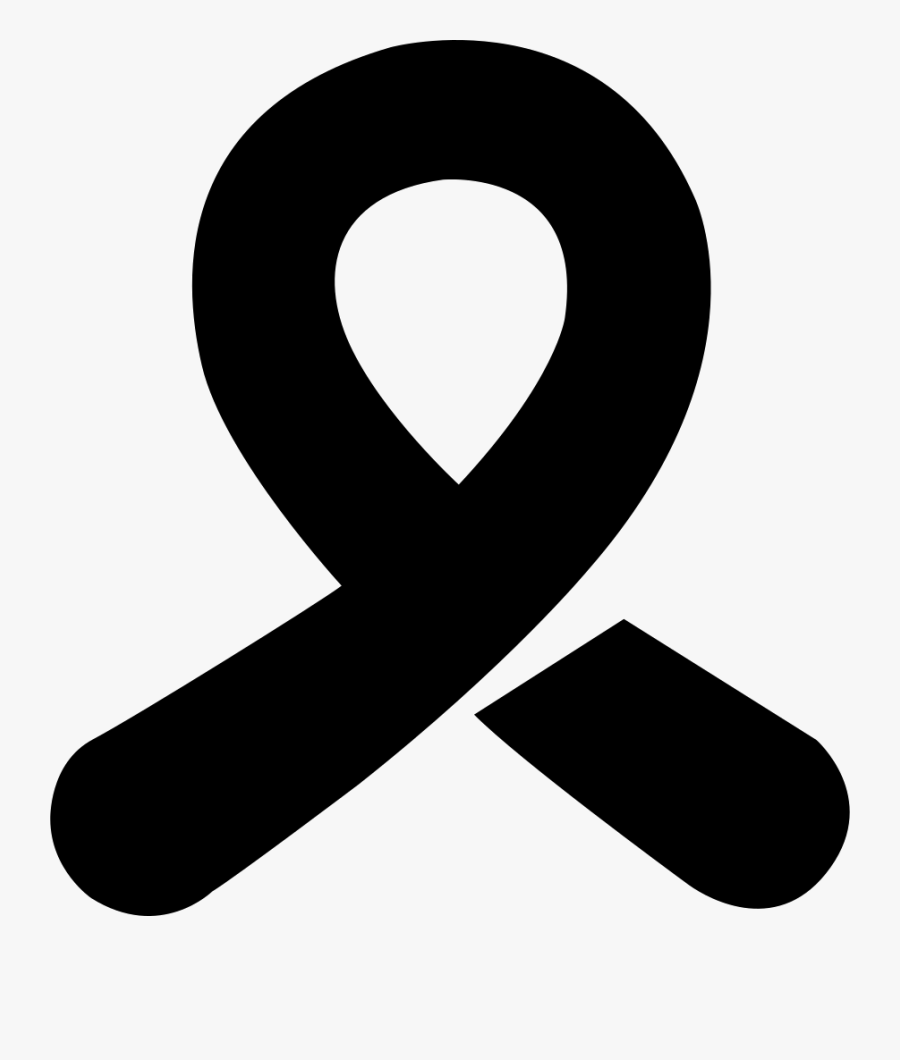 Symbolic Cancer Ribbon - Imagen De Un Simbolica, Transparent Clipart