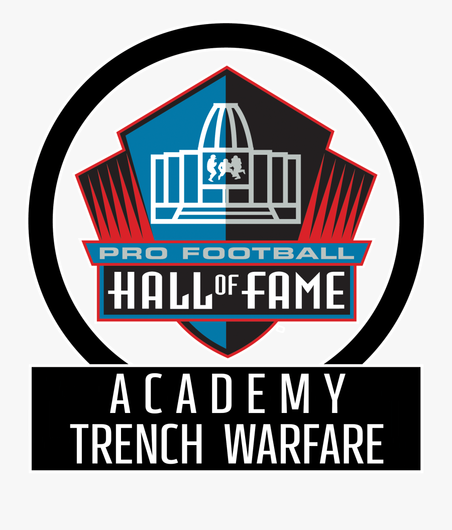Pfhof Academy Linemen White - Pro Football Hall Of Fame Academy, Transparent Clipart