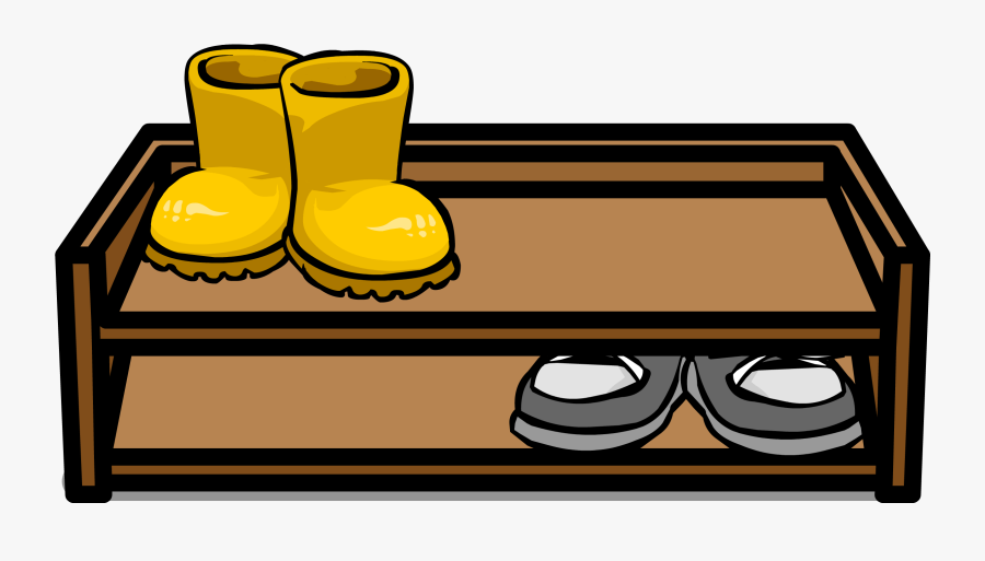 Clip Art Shoe Rack Shoes On Shoe Rack Cartoon , Free Transparent