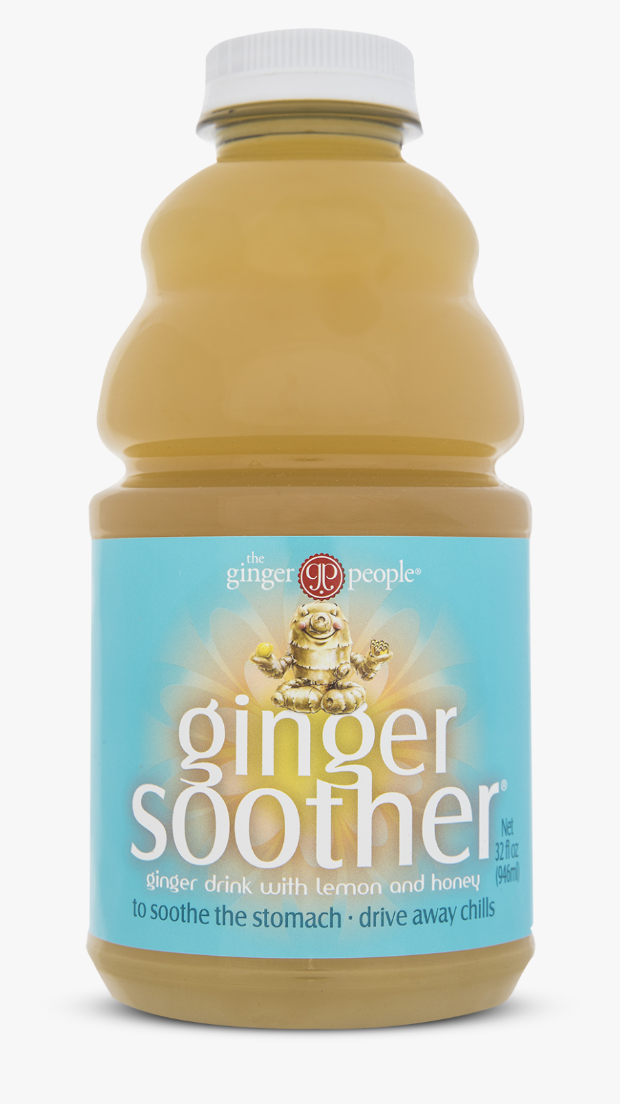 99510 Ginger Soother 33oz 946ml Usa Large - Juice, Transparent Clipart