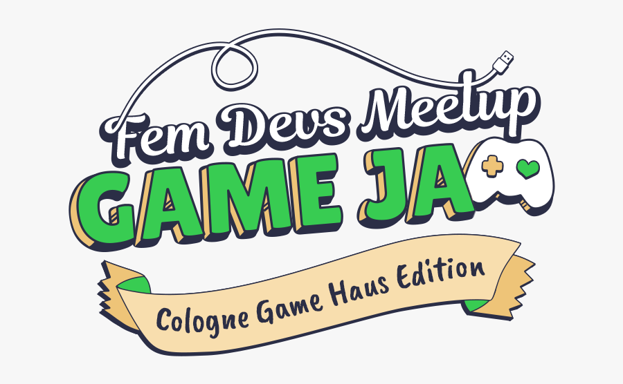 Game Jam Logo - Femdevsmeetup Game Jam, Transparent Clipart