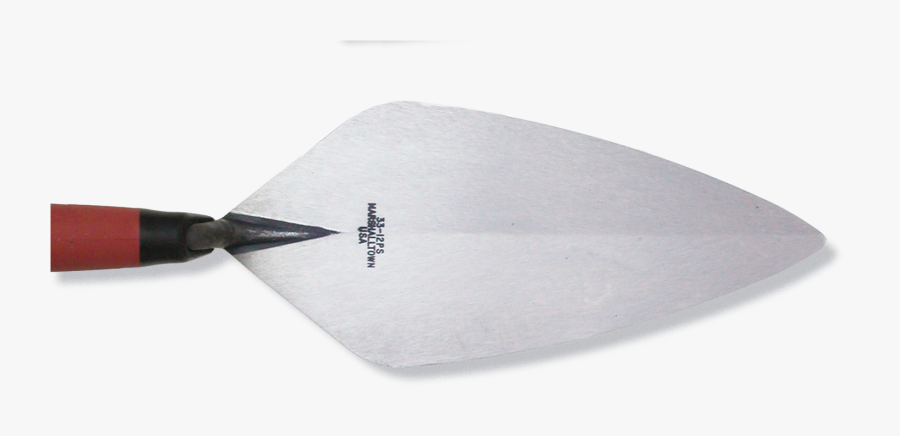 Clip Art Marshalltown Brick Trowels Patterns - Marshalltown London Trowel, Transparent Clipart